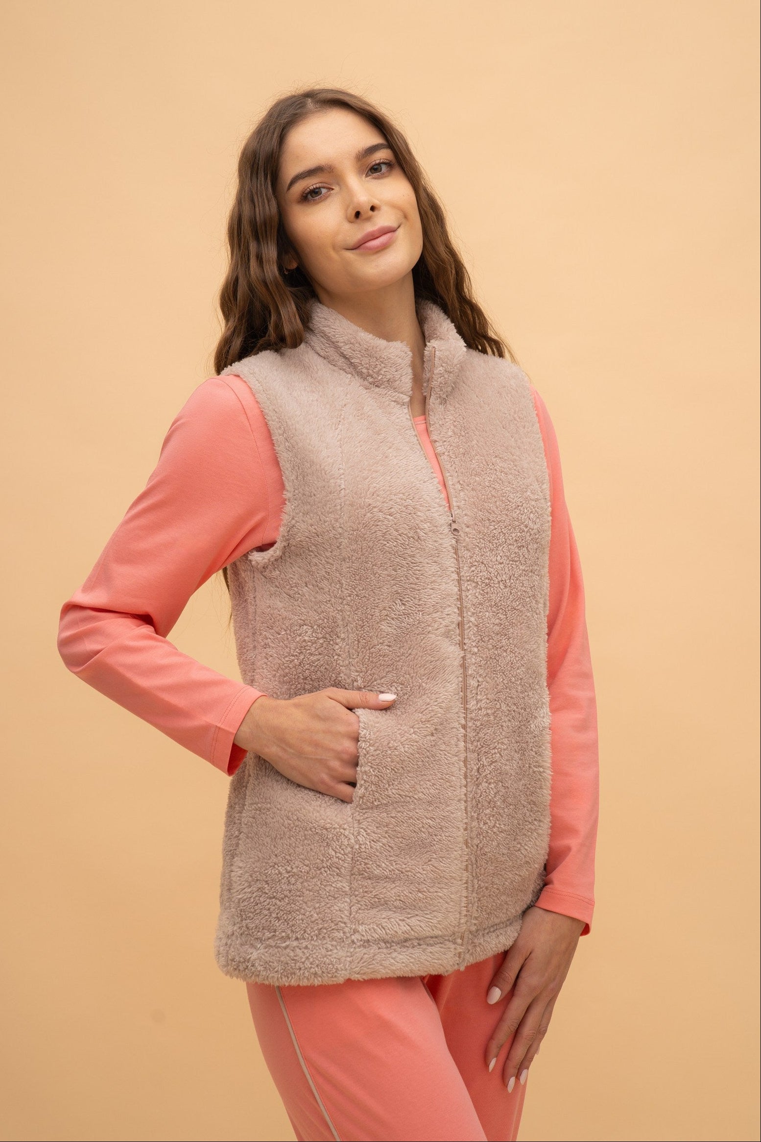 Vestă "Cozy" (Bej)