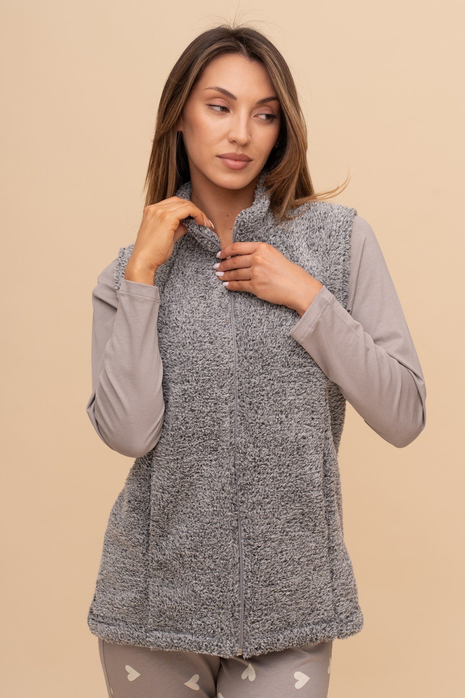 Vestă „Cozy” (Grafit)