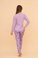 Pijama damă bumbac cu mânecă lungă „Gorgeous"