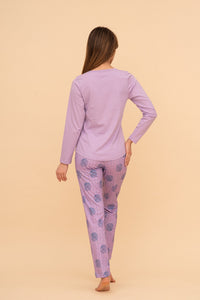 Pijama damă bumbac cu mânecă lungă „Gorgeous"