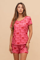 Pijama damă cu mânecă lungă „Midnight Star"