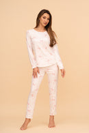 Pijama damă cu mânecă lungă „Rose Whisper"