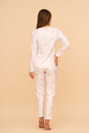 Pijama damă cu mânecă lungă „Rose Whisper"