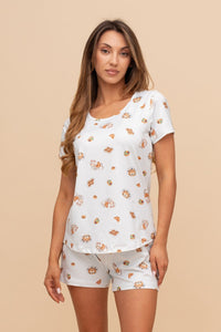 Pijama damă cu mânecă lungă „Midnight Star"