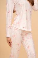 Pijama damă cu mânecă lungă „Rose Whisper"