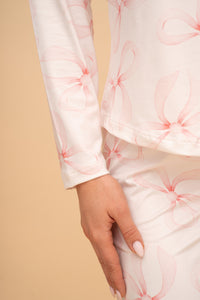 Pijama damă cu mânecă lungă „Rose Whisper"