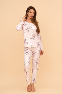 Pijama damă cu mânecă lungă „Cocktail Mood"