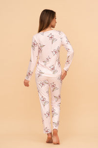 Pijama damă cu mânecă lungă „Cocktail Mood"