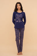 Pijama damă bumbac cu mânecă scurtă „Purse Puppy"