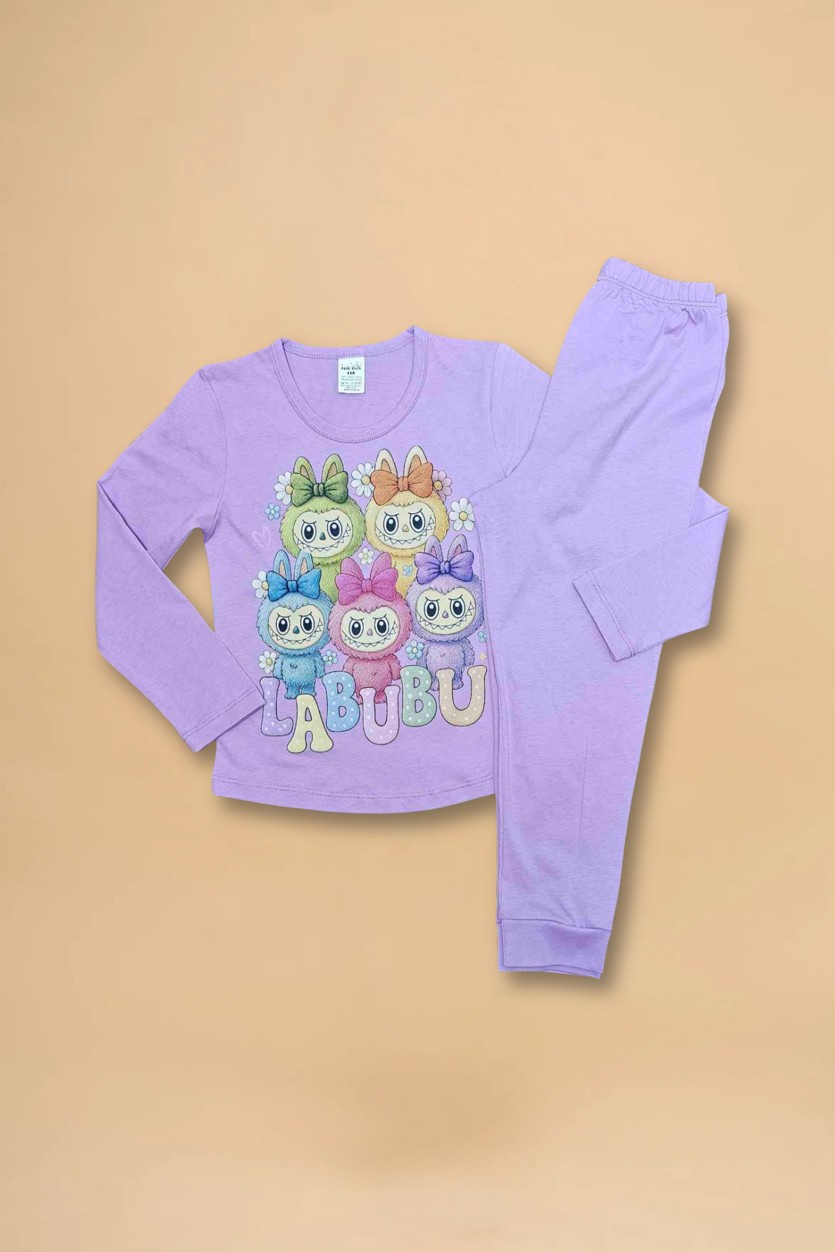 Pijama pentru copii din bumbac "Labubu"