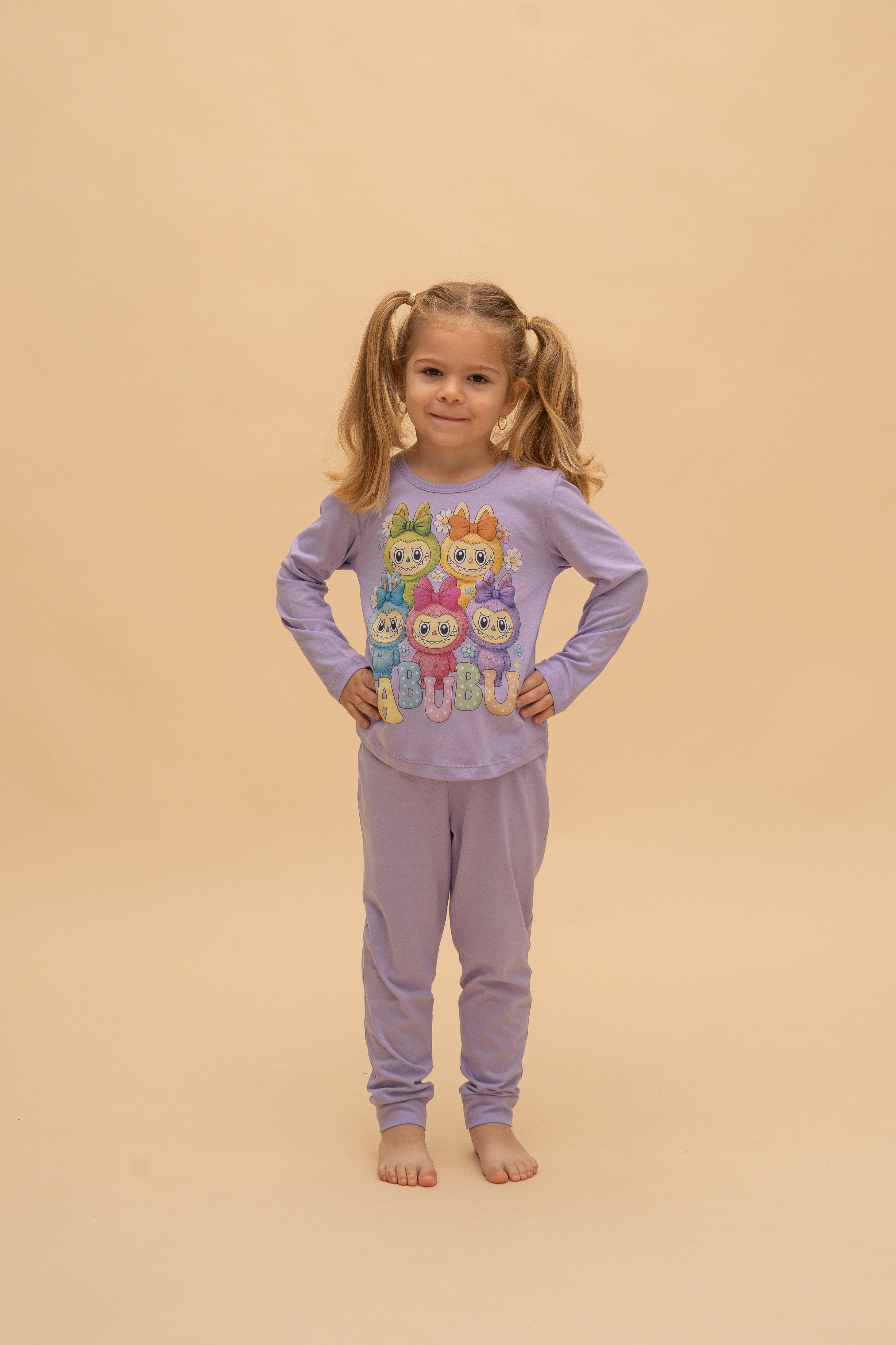 Pijama pentru copii din bumbac "Labubu"