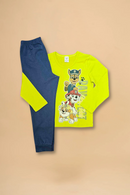 Pijama pentru copii din bumbac "Pup pals"