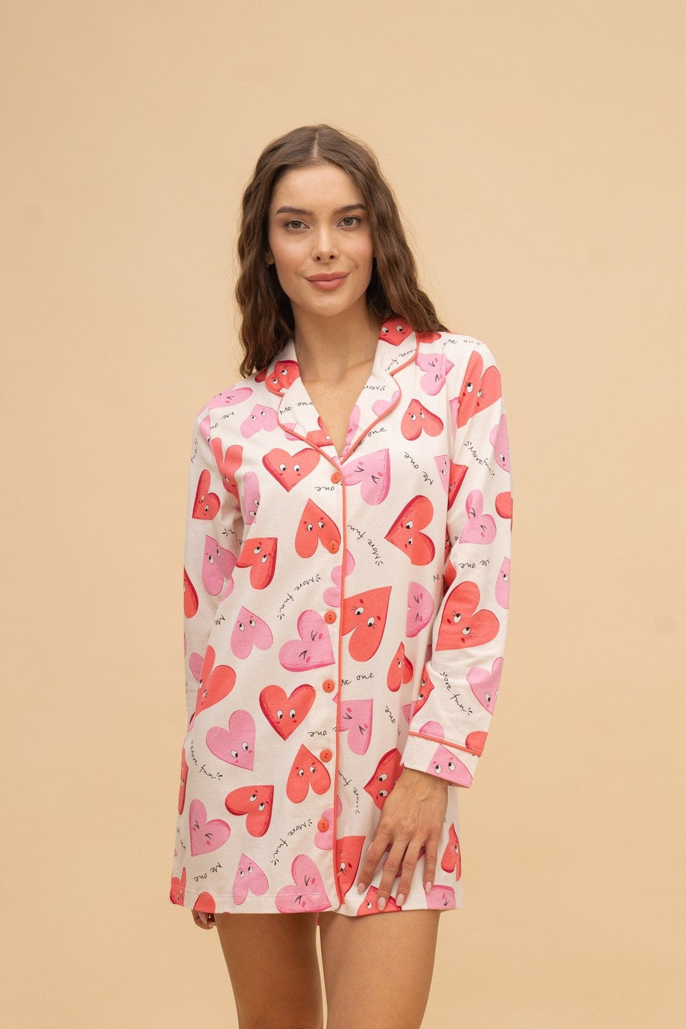 Нощница от памук Иватекс Abstract SKU 854E
