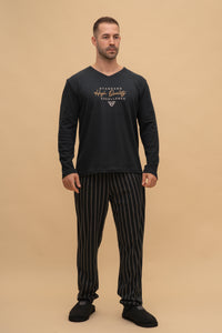Pijama bărbați bumbac interlock „Excellence” 